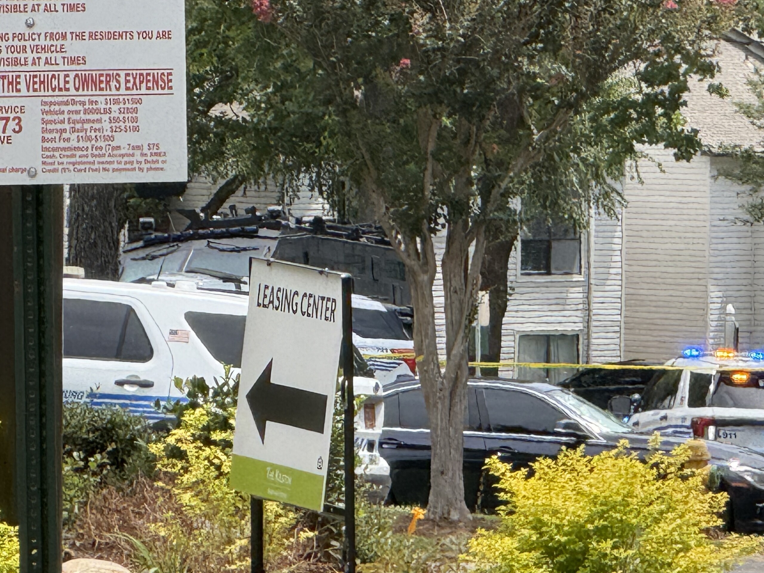 Heavy police presence at east Charlotte apartment complex